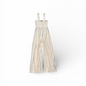 Free People Homecoming Jumpsuit Cream NWT XS